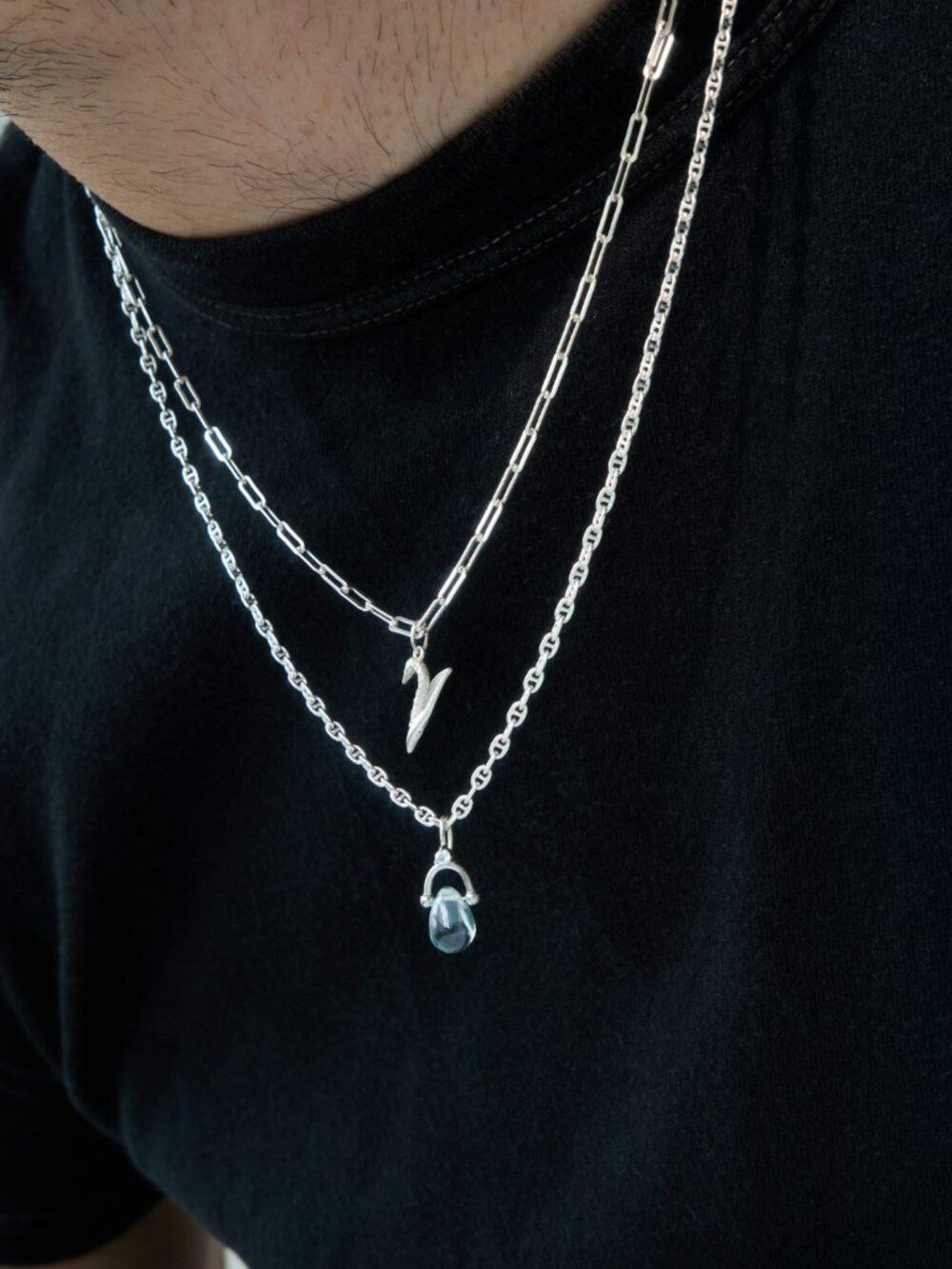 NEW Clairo x Catbird Mend Me Swan Sterling Silver Charm & Chain Necklace - Picture 4 of 6